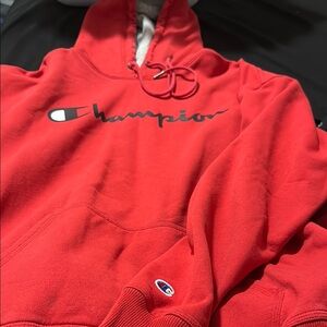 Champion Red Hoodie